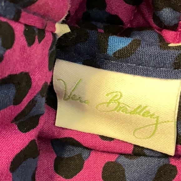 Vera Bradley Crescent Handbag African Violet Purse/Tote - Picture 7 of 7